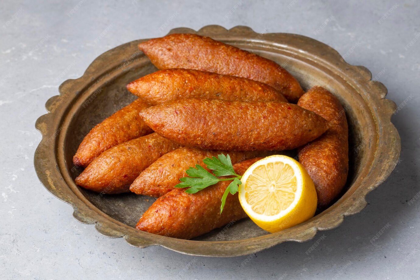 Glutensiz içli köfte tabağı