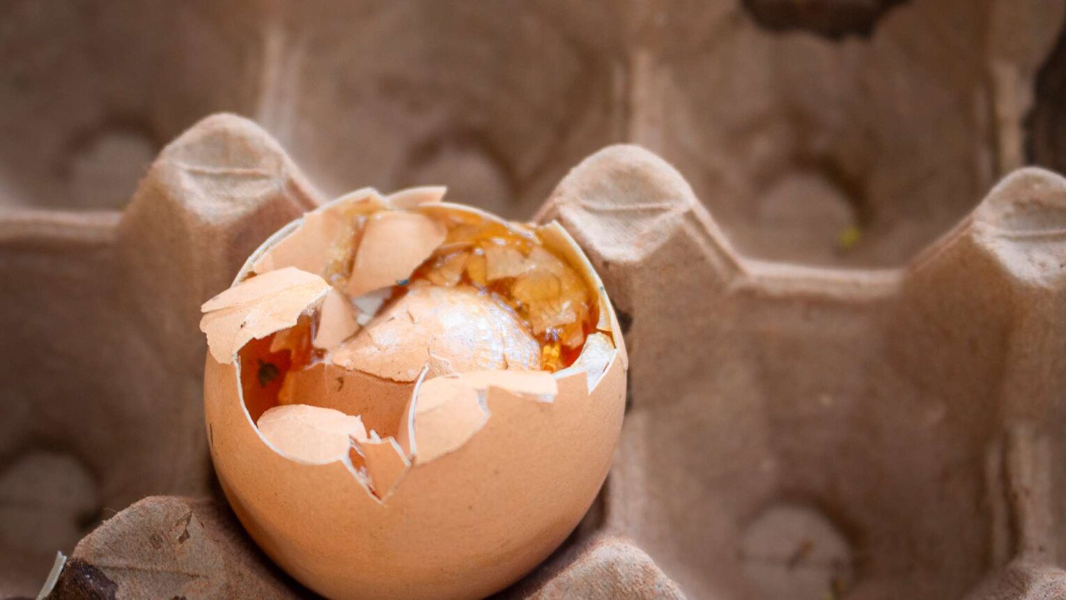 Kırık yumurta ve bozulmuş yumurtanın belirtileri