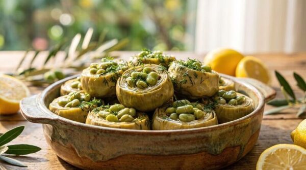Zeytinyağlı Enginar ve Bahar Bahçesi Salatası