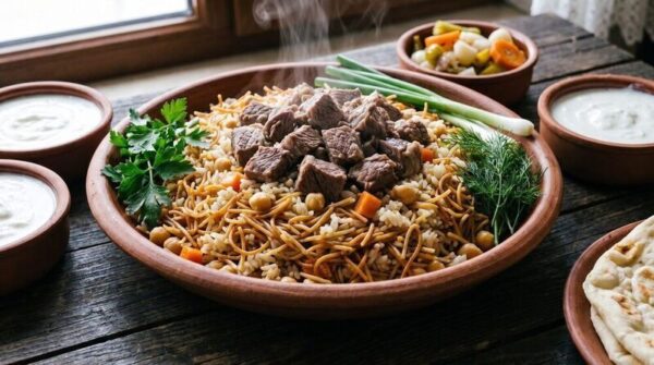 Mengen Usulü Etli ve Şehriyeli Pilav Tarifi