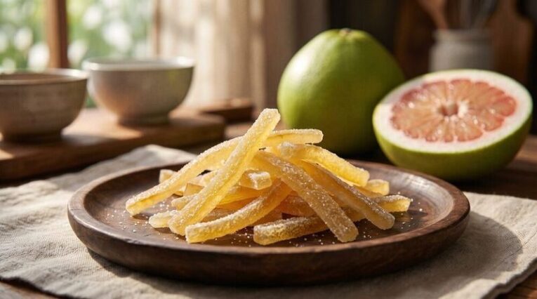 Atık Olmaktan Kurtarın — Pomelo Kabuklarını Şekerleme Sanatına Dönüştürün