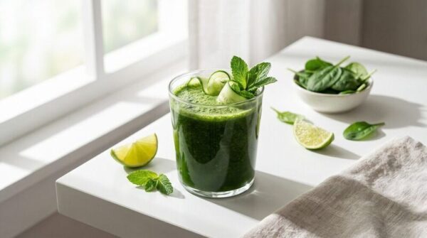 Canlandırıcı Yeşil Detoks Suyu