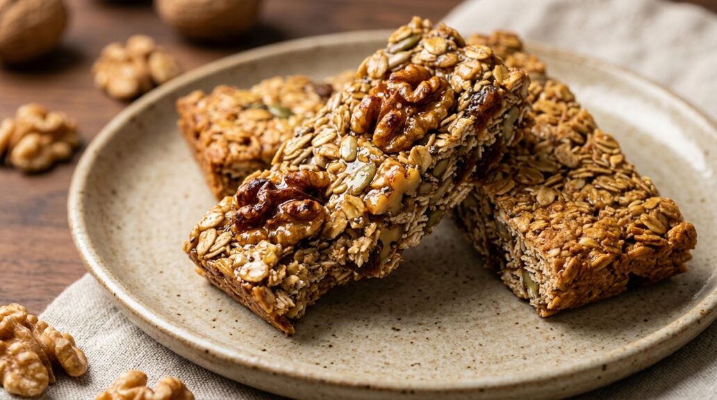 Pratik ve Modern Cevizli Granola Bar