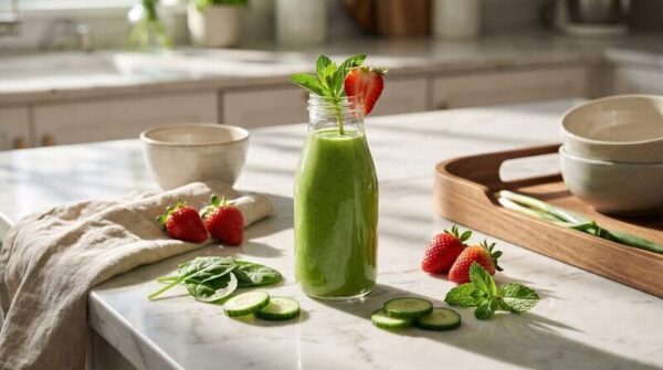 Canlandırıcı Bahar Sonu Yeşil Smoothie Tarifi
