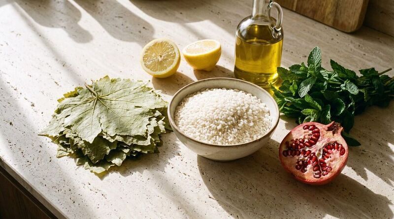 Geleneksel Zeytinyağlı ve Nar Ekşili Tokat Yaprak Sarması