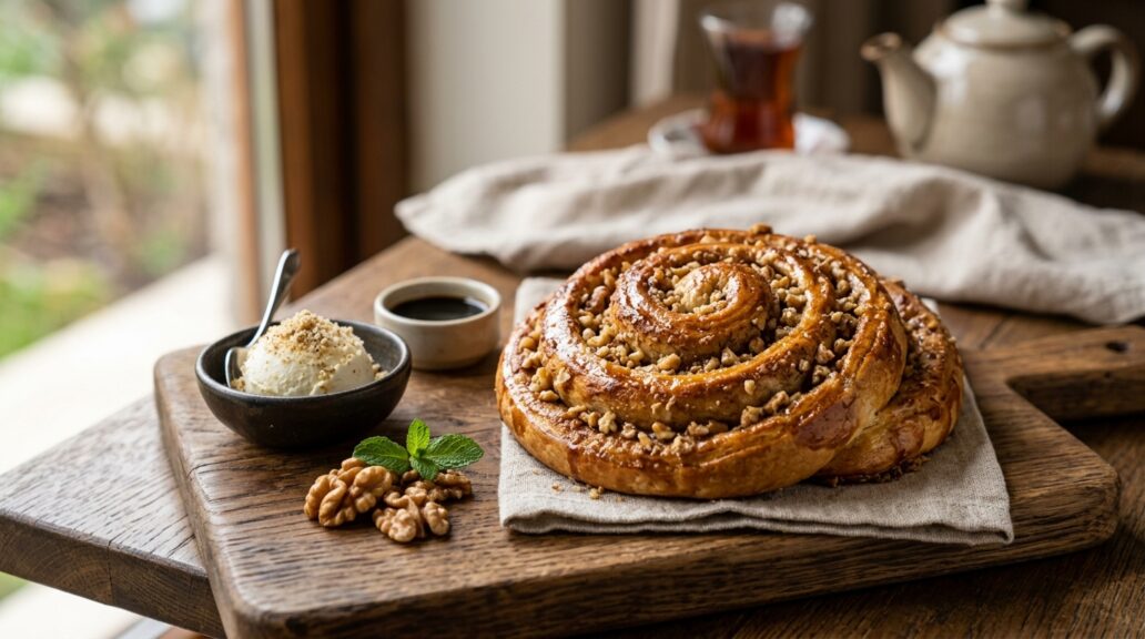 Geleneksel Niksar Cevizli Cevizli Çörek