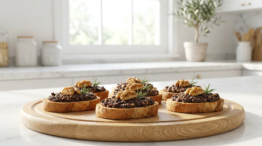 Modern Zeytinli ve Cevizli Tapenade