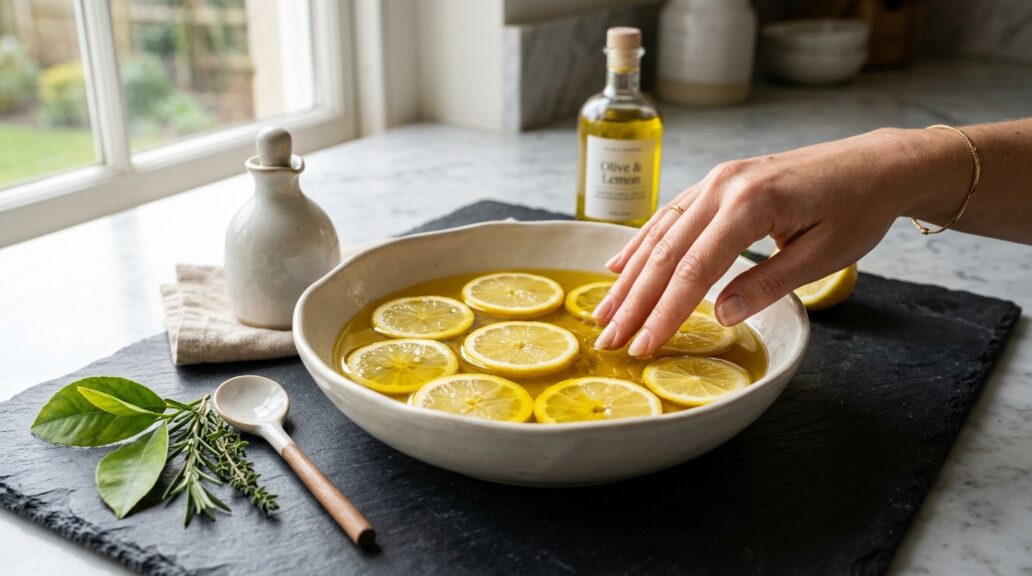 Tırnak Besleyici Zeytinyağı ve Limon Kürü