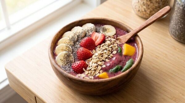 Tam Meyve Püresi (Smoothie Bowl)