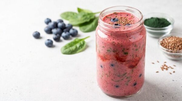 Kırmızı Alg ve Sebze Destekli Yeşil Smoothie