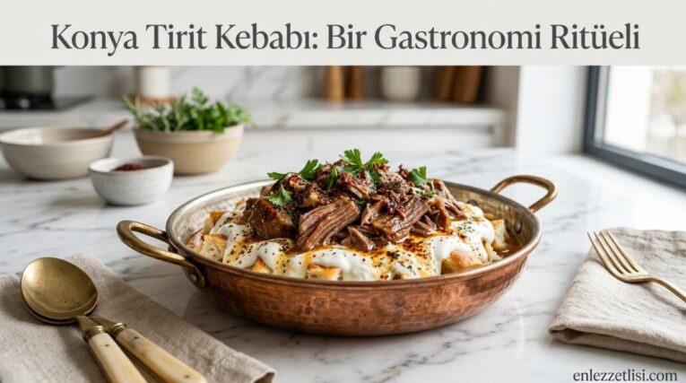 Kemik Suyuyla Lezzetlenen Usta İşi Konya Tirit Kebabı Yapımı Püf Noktaları