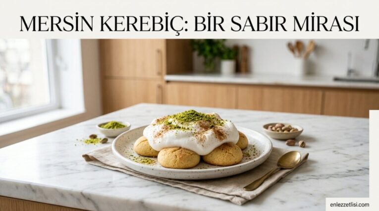 Özel Çöven Otu Köpüğüyle Hazırlanan Nefis Mersin Kerebiç Tatlısı Yapımı